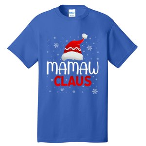 Ugly Sweater Christmas Matching Costume Mamaw Claus Gift Tall T-Shirt