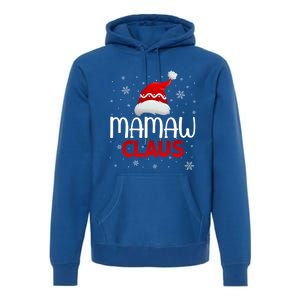 Ugly Sweater Christmas Matching Costume Mamaw Claus Gift Premium Hoodie