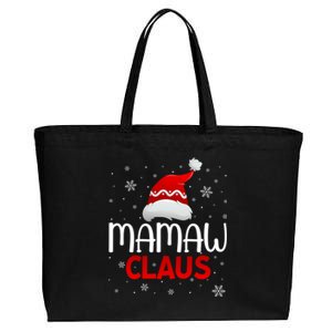 Ugly Sweater Christmas Matching Costume Mamaw Claus Gift Cotton Canvas Jumbo Tote