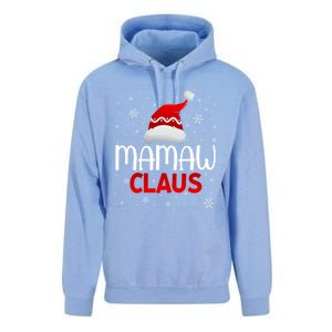 Ugly Sweater Christmas Matching Costume Mamaw Claus Gift Unisex Surf Hoodie