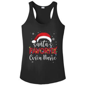 Ugly Sweater Christmas Santas Favorite Cvicu Nurse Xmas Gift Ladies PosiCharge Competitor Racerback Tank