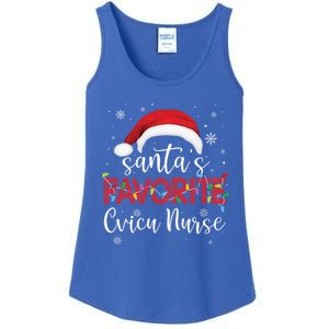 Ugly Sweater Christmas Santas Favorite Cvicu Nurse Xmas Gift Ladies Essential Tank