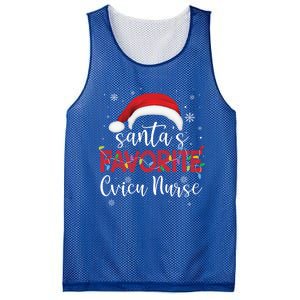 Ugly Sweater Christmas Santas Favorite Cvicu Nurse Xmas Gift Mesh Reversible Basketball Jersey Tank