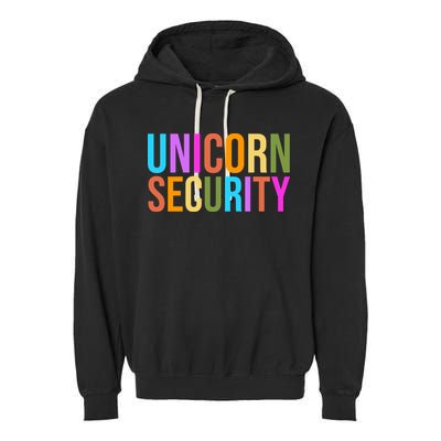 Unicorn Security Colorful Garment-Dyed Fleece Hoodie