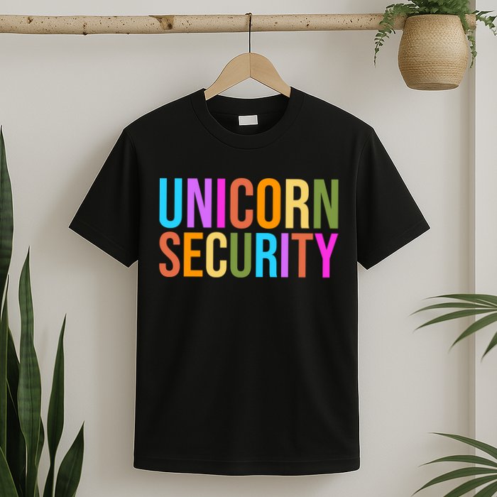 Unicorn Security Colorful T-Shirt