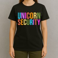 Unicorn Security Colorful T-Shirt