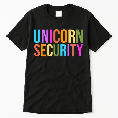 Unicorn Security Colorful Tall T-Shirt