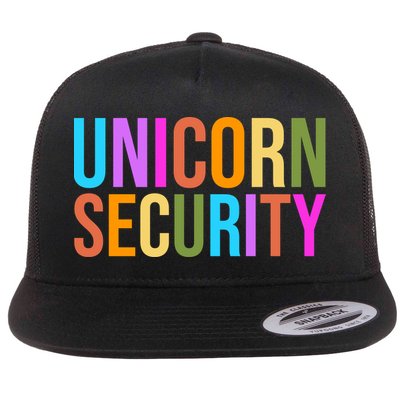 Unicorn Security Colorful Flatbill Hat