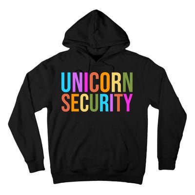 Unicorn Security Colorful Tall Hoodie