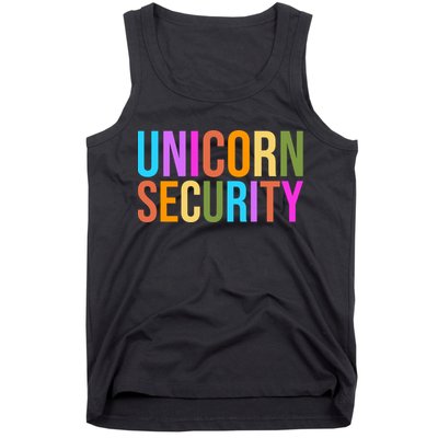 Unicorn Security Colorful Tank Top