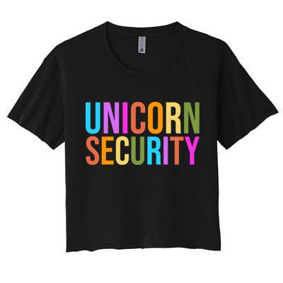 Unicorn Security Colorful Crop Top