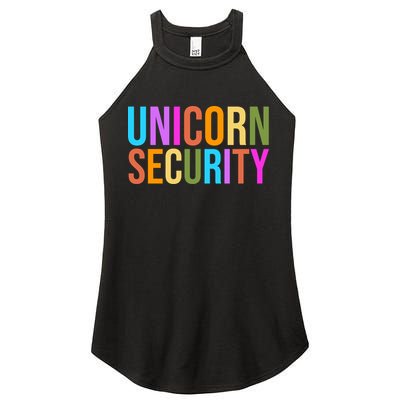 Unicorn Security Colorful Women's Perfect Tri Rocker Tank