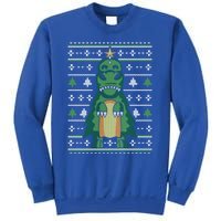 Ugly Sweater Christmas Dinosaur Design Funny Xmas Tree Rex Funny Gift Sweatshirt