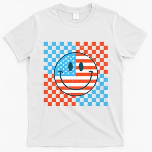 Usa Smiley Checkerboard T-Shirt