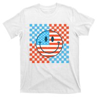 Usa Smiley Checkerboard T-Shirt