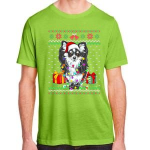 Ugly Sweater Christmas Lights Chihuahua Dog Puppy Lover Adult ChromaSoft Performance T-Shirt