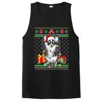 Ugly Sweater Christmas Lights Chihuahua Dog Puppy Lover PosiCharge Competitor Tank