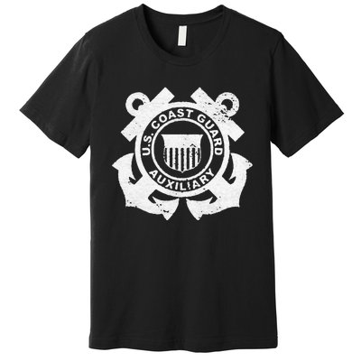 UNITED STATES COAST GUARD AUXILIARY USCG USCGA FLAG Premium T-Shirt