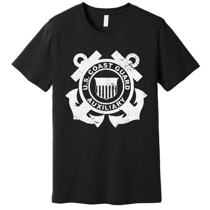 UNITED STATES COAST GUARD AUXILIARY USCG USCGA FLAG Premium T-Shirt