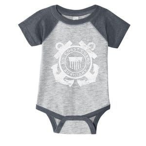 UNITED STATES COAST GUARD AUXILIARY USCG USCGA FLAG Infant Baby Jersey Bodysuit