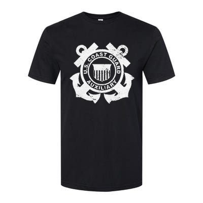 UNITED STATES COAST GUARD AUXILIARY USCG USCGA FLAG Softstyle® CVC T-Shirt