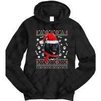 Ugly Sweater Christmas Schipperke Dog Santa Hat Pajama Xmas Tie Dye Hoodie