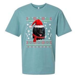 Ugly Sweater Christmas Schipperke Dog Santa Hat Pajama Xmas Sueded Cloud Jersey T-Shirt