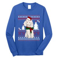 Ugly Sweater Christmas Poodle Christmas Cute Gift Long Sleeve Shirt