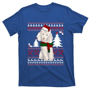 Ugly Sweater Christmas Poodle Christmas Cute Gift T-Shirt