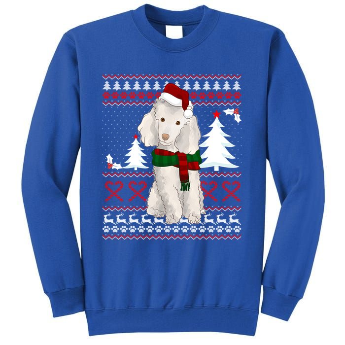 Ugly Sweater Christmas Poodle Christmas Cute Gift Tall Sweatshirt