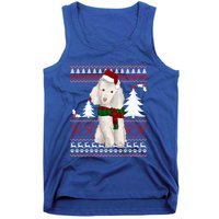 Ugly Sweater Christmas Poodle Christmas Cute Gift Tank Top