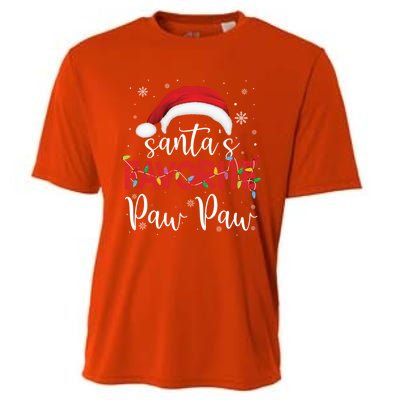 Ugly Sweater Christmas SantaS Favorite Paw Paw Xmas Gift Cooling Performance Crew T-Shirt