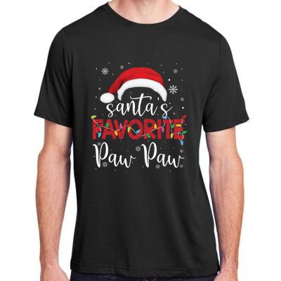 Ugly Sweater Christmas SantaS Favorite Paw Paw Xmas Gift Adult ChromaSoft Performance T-Shirt