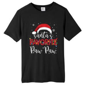 Ugly Sweater Christmas SantaS Favorite Paw Paw Xmas Gift Tall Fusion ChromaSoft Performance T-Shirt