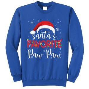 Ugly Sweater Christmas SantaS Favorite Paw Paw Xmas Gift Sweatshirt