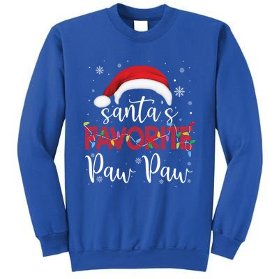 Ugly Sweater Christmas SantaS Favorite Paw Paw Xmas Gift Sweatshirt