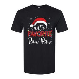 Ugly Sweater Christmas SantaS Favorite Paw Paw Xmas Gift Softstyle CVC T-Shirt