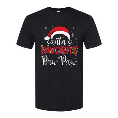 Ugly Sweater Christmas SantaS Favorite Paw Paw Xmas Gift Softstyle CVC T-Shirt