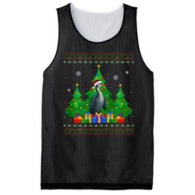 Ugly Sweater Christmas Tree Santa Hat Cormorant Xmas Mesh Reversible Basketball Jersey Tank