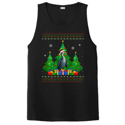 Ugly Sweater Christmas Tree Santa Hat Cormorant Xmas PosiCharge Competitor Tank