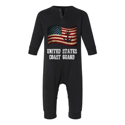 United States Coast Guard Infant Fleece One Piece