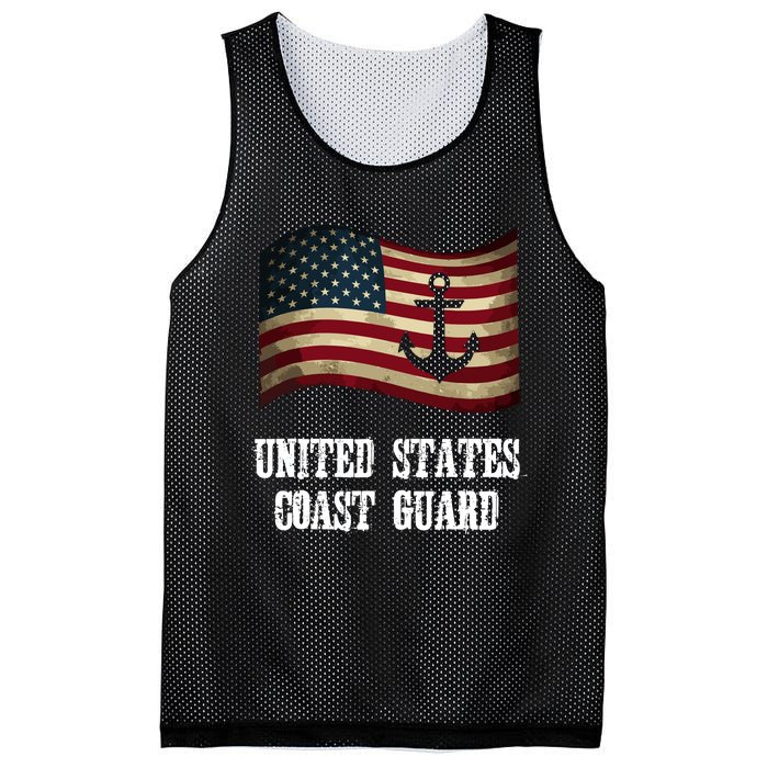 United States Coast Guard Mesh Reversible Basketball Jersey Tank