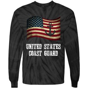 United States Coast Guard Tie-Dye Long Sleeve Shirt