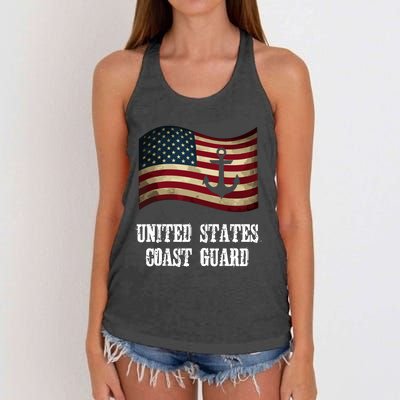 United States Coast Guard Women's Knotted Racerback Tank