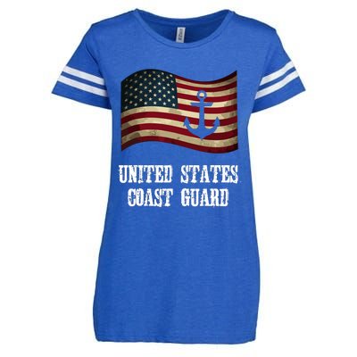 United States Coast Guard Enza Ladies Jersey Football T-Shirt