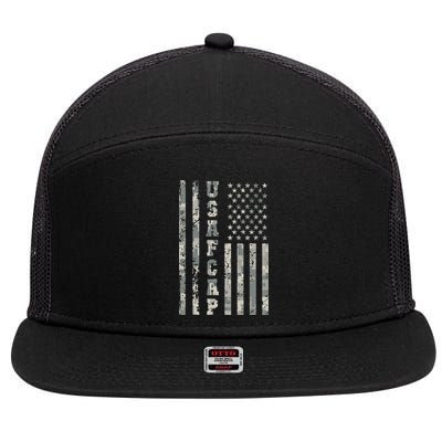 United States Civil Air Patrol Camo Usa 7 Panel Mesh Trucker Snapback Hat