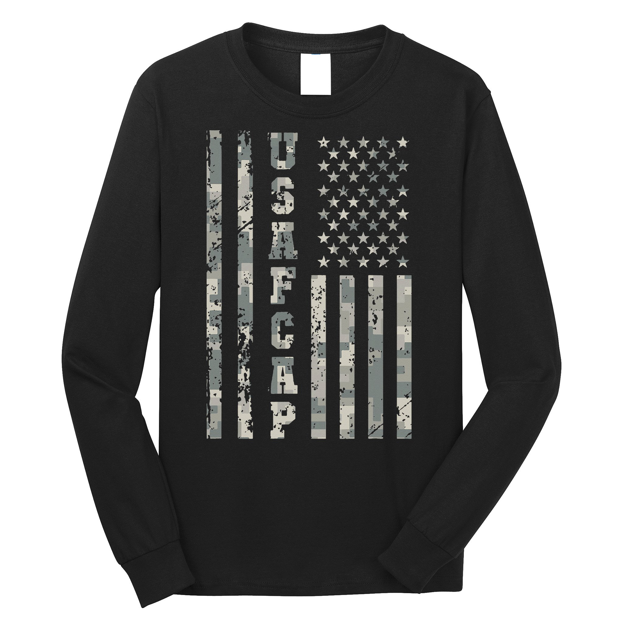 United States Civil Air Patrol Camo Usa Long Sleeve Shirt