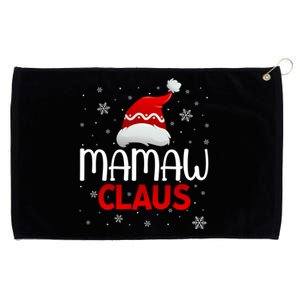 Ugly Sweater Christmas Matching Costume Mamaw Claus Funny Gift Grommeted Golf Towel