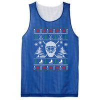 Ugly Sweater Christmas Helmet Ice Hockey For Hockey Lovers Great Gift Mesh Reversible Basketball Jersey Tank