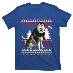 Ugly Sweater Christmas Siberian Husky Christmas Meaningful Gift T-Shirt